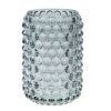 Light & Living Sea Urchin Glass Tea Light Large - Blue-Grey