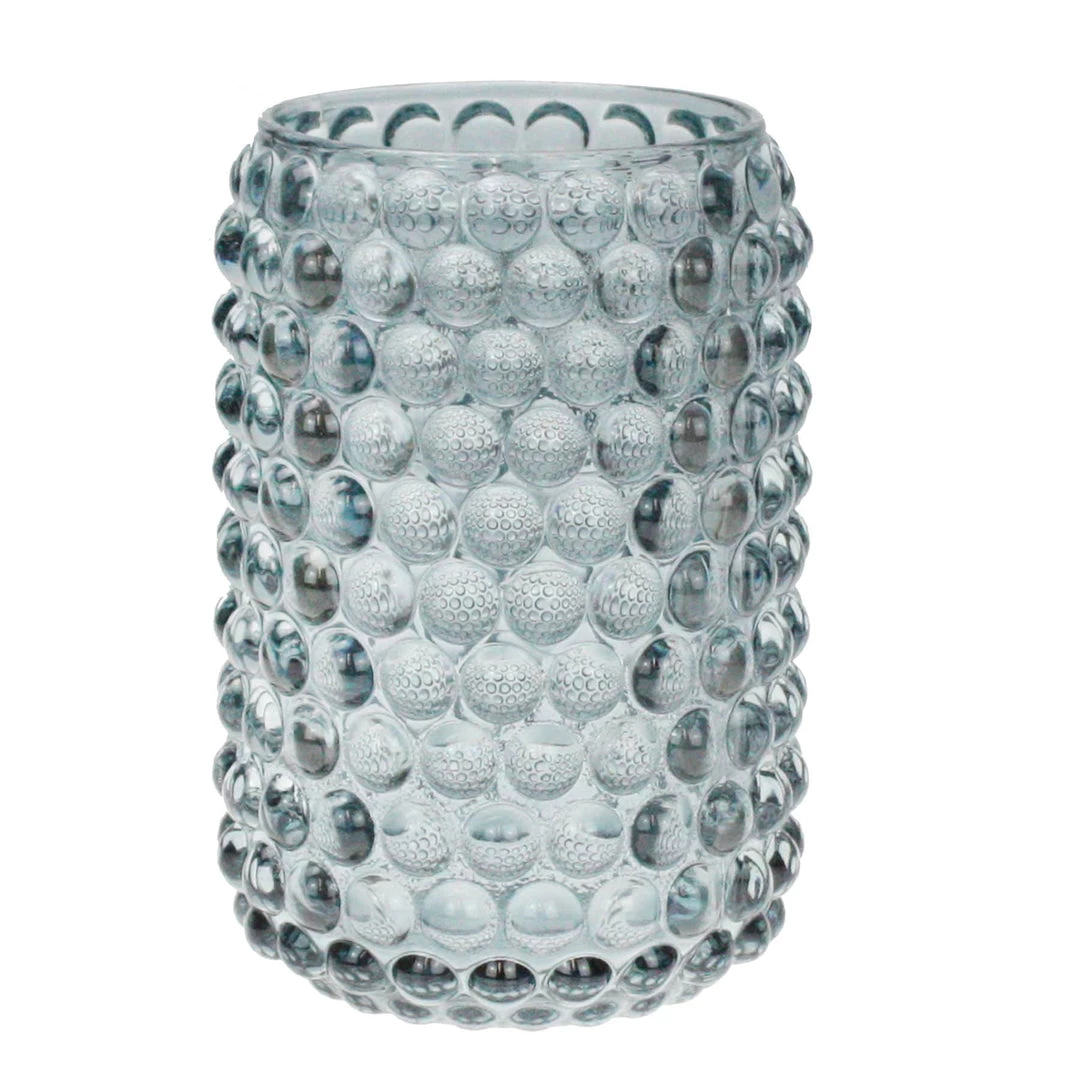 Light & Living Sea Urchin Glass Tea Light Large - Blue-Grey 1 Light & Living Sea Urchin Glass Tea Light Large - Blue-Grey