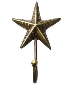 Cream Cornwall Starfish Brass Hook No.2