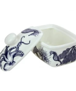 Fegg Hayes Bone China Sea Creatures Butter Dish