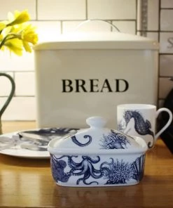 Fegg Hayes Bone China Sea Creatures Butter Dish