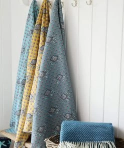 Magic Textiles Byron Crab Fabric - Airforce Blue New Arrivals