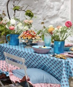 Magic Textiles Byron Mini Puffer Fish Fabric - Provence Pink