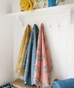 Magic Textiles Byron Lobster Fabric - Airforce Blue