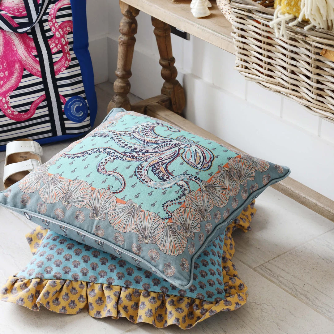 Magic Textiles Byron Mini Shell Fabric - Pale Blue 2 Magic Textiles Byron Mini Shell Fabric - Pale Blue