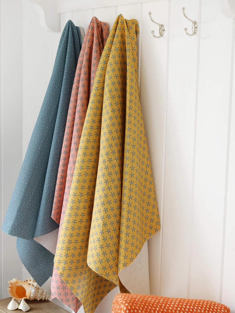 Magic Textiles New Arrivals Byron Mini Starfish Fabric - Airforce Blue 2 Magic Textiles New Arrivals Byron Mini Starfish Fabric - Airforce Blue