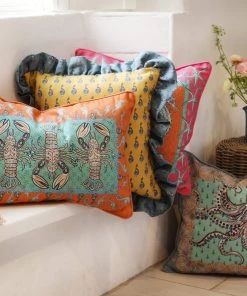 Magic Textiles Byron Lobster Cushion Cover New Arrivals