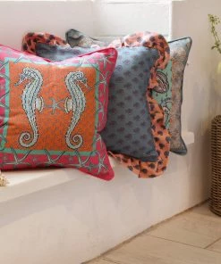 Magic Textiles Byron Seahorse Cushion Cover New Arrivals