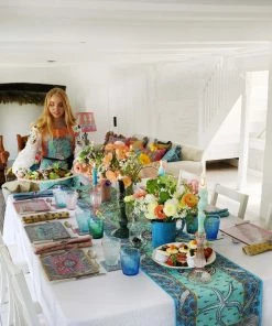 Magic Textiles Set Of 4 Byron Napkins On Organic Linen New Arrivals 5 Magic Textiles Set Of 4 Byron Napkins On Organic Linen New Arrivals