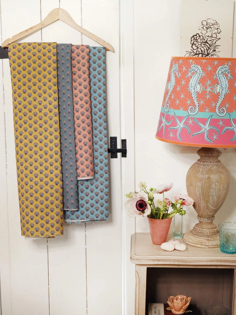 Magic Textiles Byron Mini Shell Fabric - Pale Blue 3 Magic Textiles Byron Mini Shell Fabric - Pale Blue