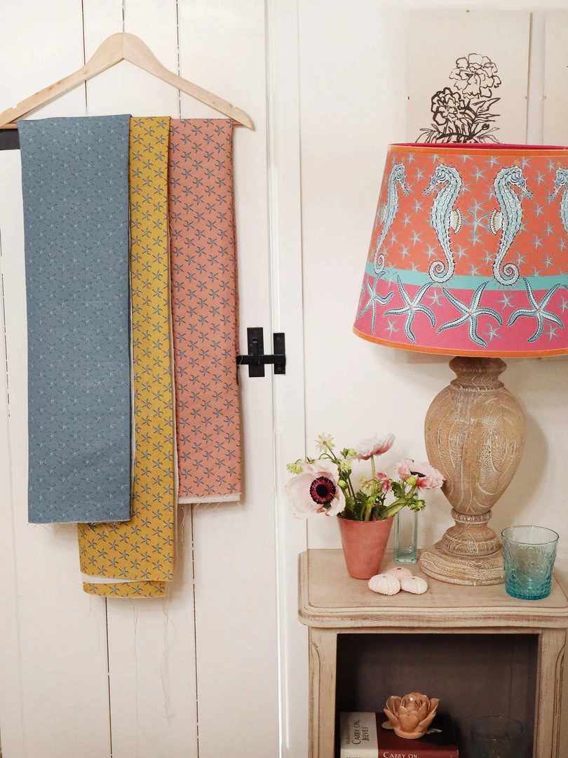 Magic Textiles New Arrivals Byron Mini Starfish Fabric - Airforce Blue 3 Magic Textiles New Arrivals Byron Mini Starfish Fabric - Airforce Blue