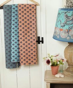 Magic Textiles Byron Mini Puffer Fish Fabric - Provence Pink