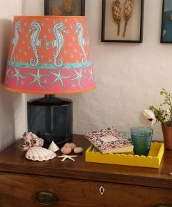 Cream Cornwall Byron Seahorse Lampshade New Arrivals
