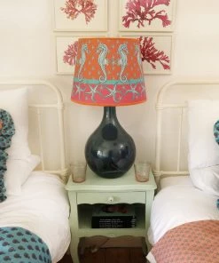 Cream Cornwall Byron Seahorse Lampshade New Arrivals