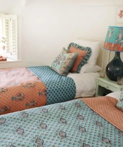 Magic Textiles Byron Crab Fabric - Airforce Blue New Arrivals