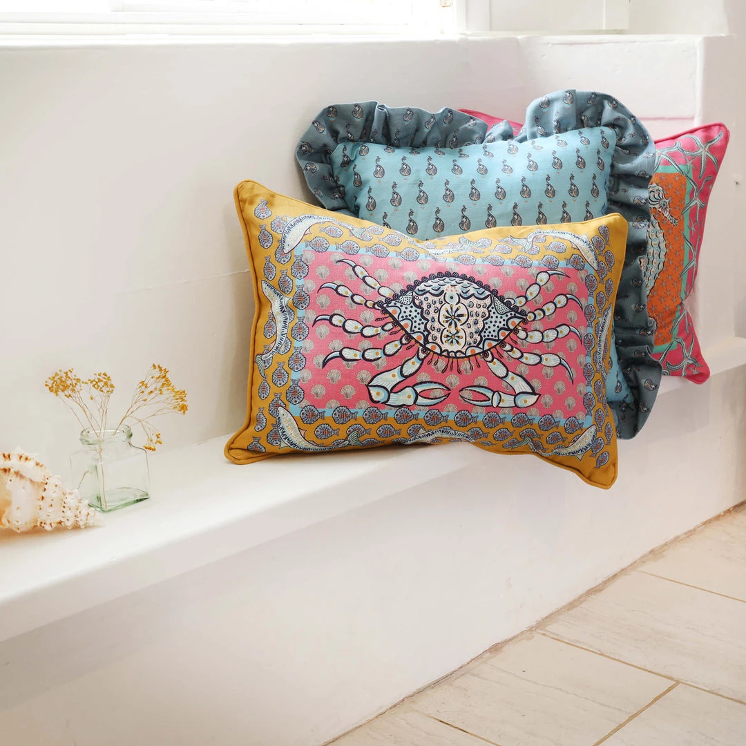 Magic Textiles New Arrivals Byron Crab Cushion Cover 6 Magic Textiles New Arrivals Byron Crab Cushion Cover