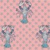 Magic Textiles New Arrivals Byron Lobster Fabric - Provence Pink
