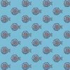 Magic Textiles New Arrivals Byron Mini Puffer Fish Fabric - Pale Blue