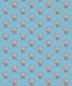 Magic Textiles Byron Mini Shell Fabric - Pale Blue