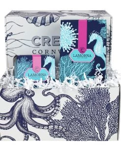 Cream Cornwall Lamorna Candle & Diffuser Luxury Hamper Accessories