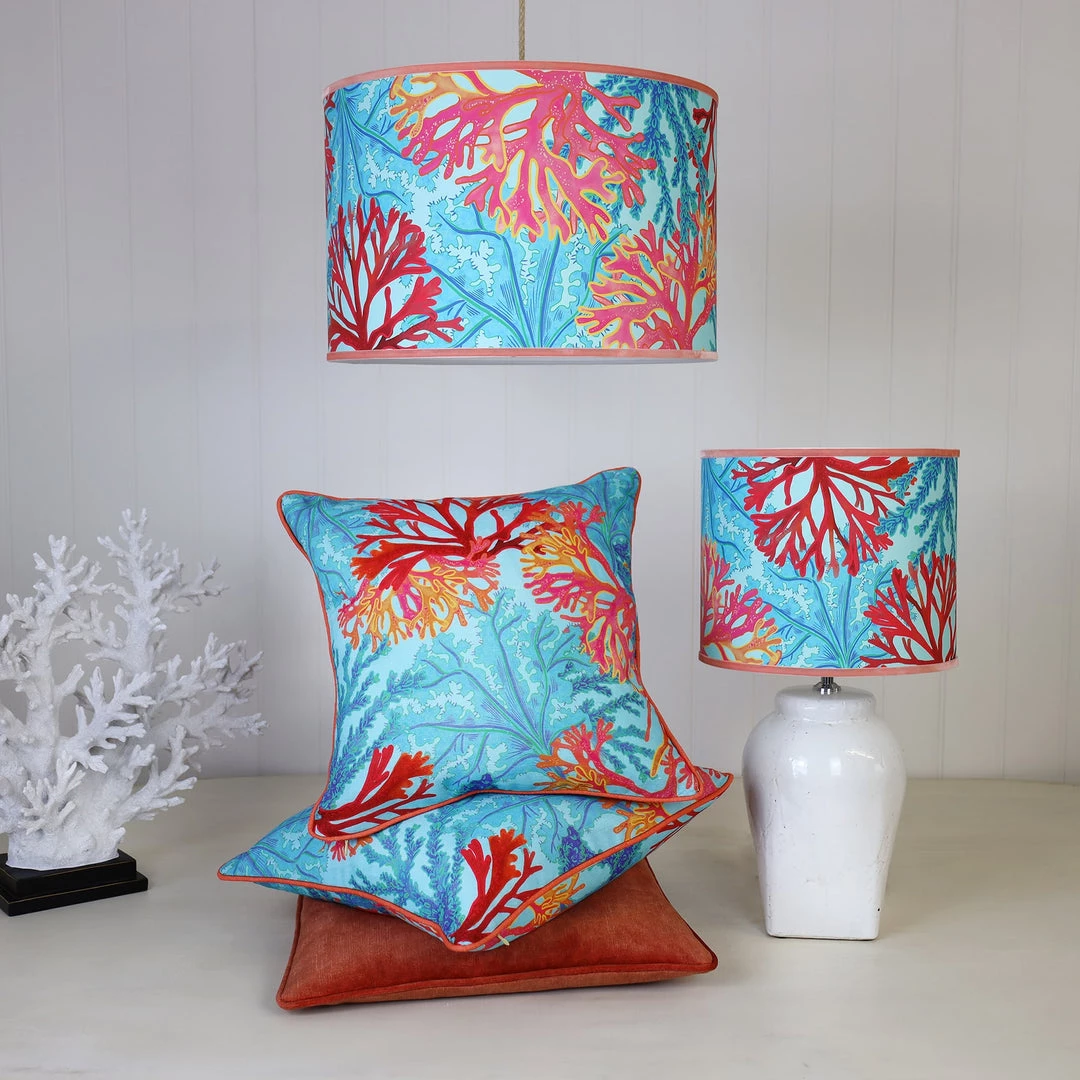 Magic Textiles Coral Rays Linen Cushion Cover 5 Magic Textiles Coral Rays Linen Cushion Cover