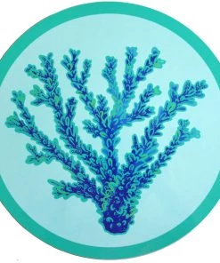 Orchard Melamine Coralline Algae Round Placemat Kitchen & Dining