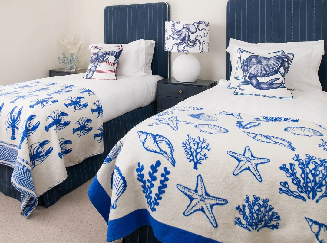 Magic Textiles Lobster Velvet Cushion Cover Homeware 3 Magic Textiles Lobster Velvet Cushion Cover Homeware