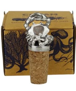 Detail Products Kitchen & Dining Pewter Crab Cork Stopper