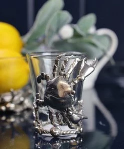 Detail Products Pewter Crab Shot Glass