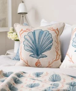 Magic Textiles Homeware Manderley Blue Linen Fabric - Ink Blue