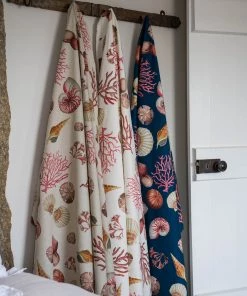 Magic Textiles Homeware Shell Seeker Linen Upholstery Fabric - Natural