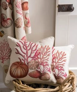 Magic Textiles Shell Seeker Linen Upholstery Fabric - Off White Homeware