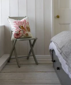 Magic Textiles Homeware Shell Seeker Off-White Linen Cushion Cover