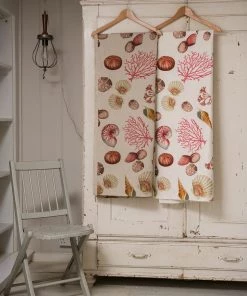 Magic Textiles Shell Seeker Linen Fabric - Off White Homeware