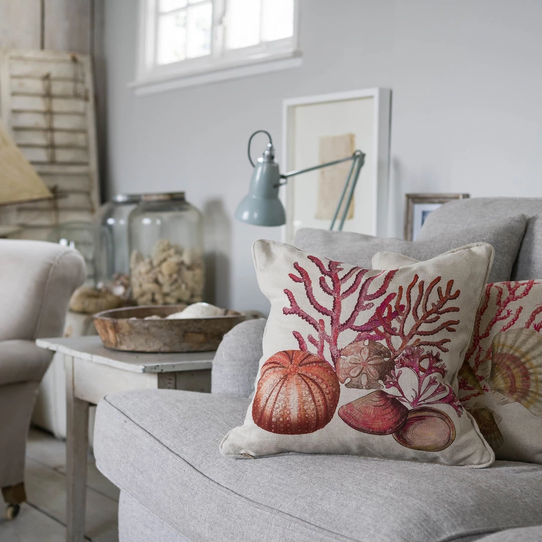 Magic Textiles Shoreline Natural Linen Cushion Cover 3 Magic Textiles Shoreline Natural Linen Cushion Cover