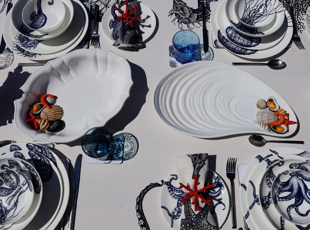 Fegg Hayes Bone China Jellyfish Side Plate 7 Fegg Hayes Bone China Jellyfish Side Plate