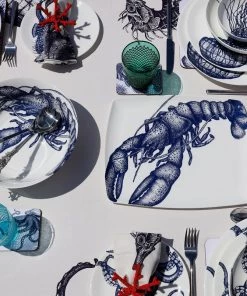 Fegg Hayes Bone China Lobster Serving Bowl Kitchen & Dining