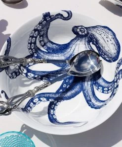 Fegg Hayes Kitchen & Dining Bone China Octopus Serving Bowl