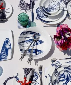 Fegg Hayes Bone China Mackerel Serving Bowl