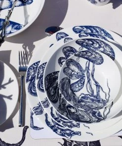 Fegg Hayes Bone China Mussel & Oyster Dinner Plate 10 Fegg Hayes Bone China Mussel & Oyster Dinner Plate