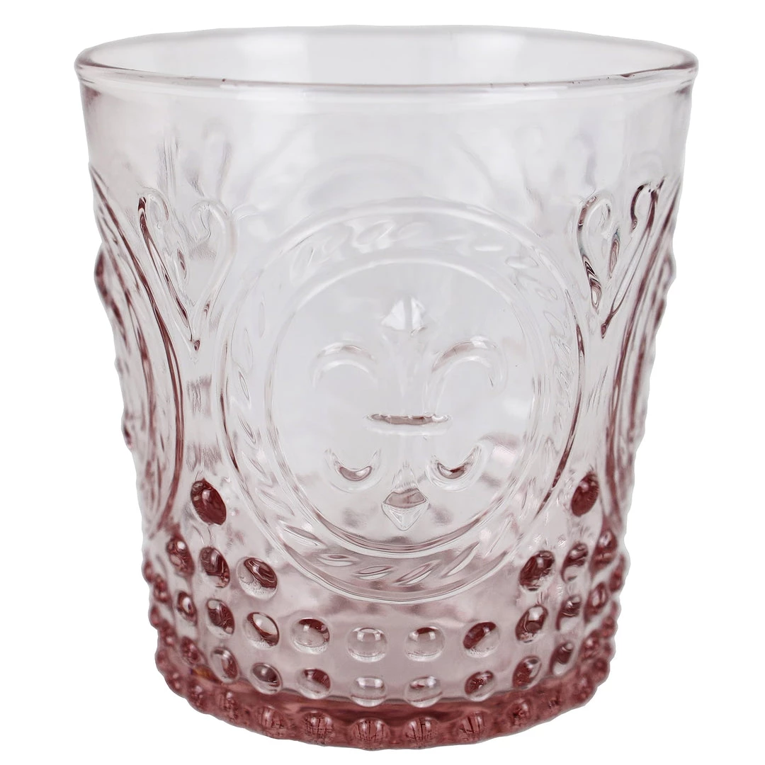 United Glass Rose Fleur De Lys Tumbler 1 United Glass Rose Fleur De Lys Tumbler