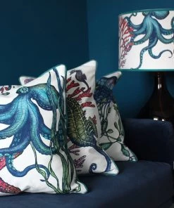 Cream Cornwall Rainbow Reef Lampshade - White