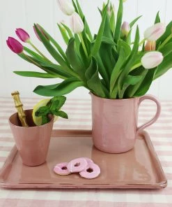 Argile Et Couleurs Provencal Ceramic Serving Tray In Blush Pink New Arrivals