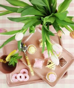 Argile Et Couleurs Provencal Ceramic Serving Tray In Blush Pink New Arrivals