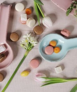 ARCUCCI CERAMICS Kitchen & Dining Blush Pink Ceramic Spoon