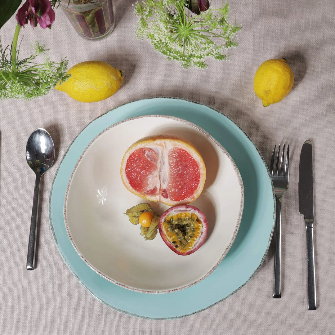 ARCUCCI CERAMICS Cerulean Ceramic Dinner Plate 6 ARCUCCI CERAMICS Cerulean Ceramic Dinner Plate