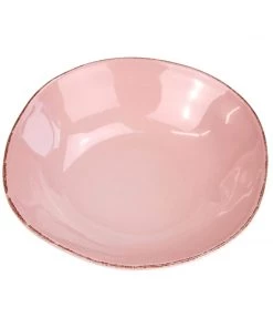 ARCUCCI CERAMICS Blush Pink Ceramic Pasta Bowl Kitchen & Dining