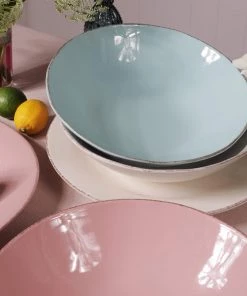 ARCUCCI CERAMICS Cream Ceramic Serving Plate