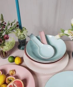 ARCUCCI CERAMICS Kitchen & Dining Blush Pink Ceramic Spoon