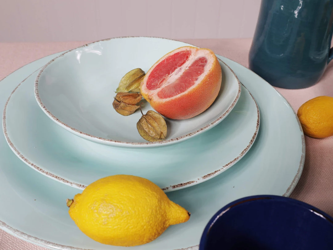 ARCUCCI CERAMICS Cerulean Ceramic Dinner Plate 4 ARCUCCI CERAMICS Cerulean Ceramic Dinner Plate